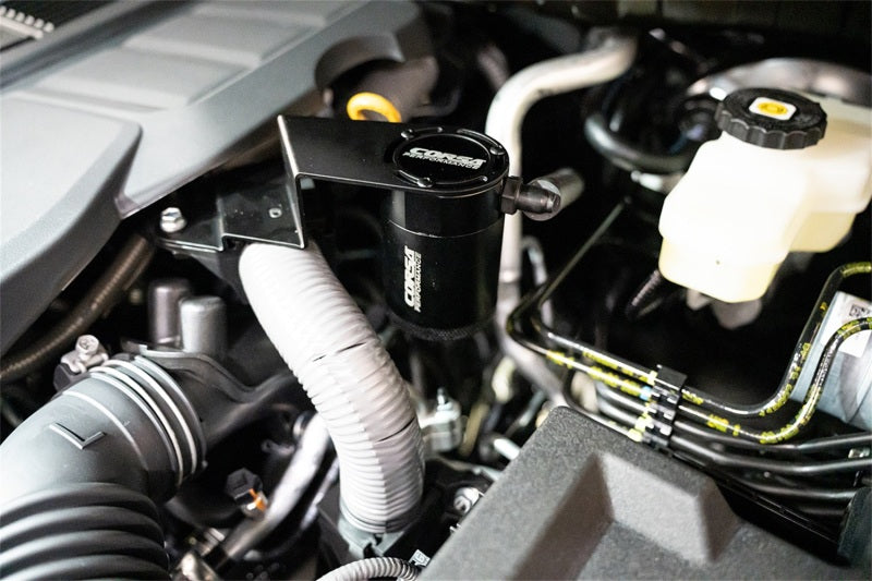 Corsa 22-24 Toyota Tundra 4WD 3.4L V6 Aluminum Oil Catch Can w/ Bracket