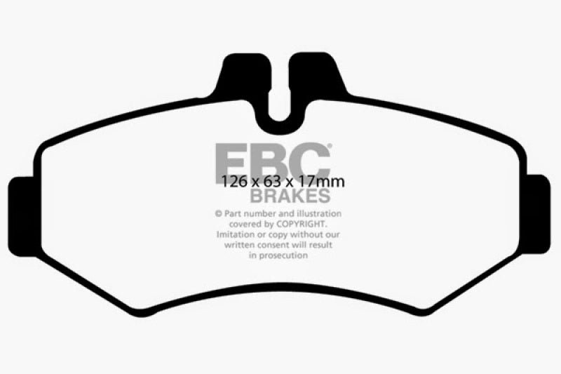 EBC 03-05 Dodge Sprinter 2500 Bosch Rear Ultimax2 Rear Brake Pads