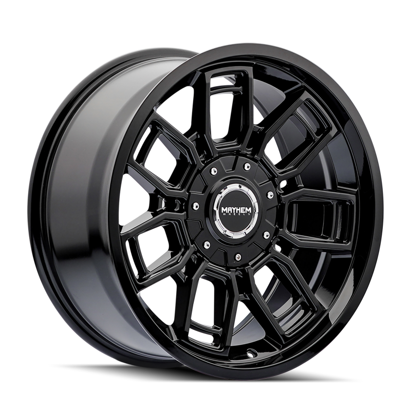 Mayhem 8118 Ordinance 20x9 / 5x127/139.7 BP / 87.1mm Hub Gloss Black Wheel
