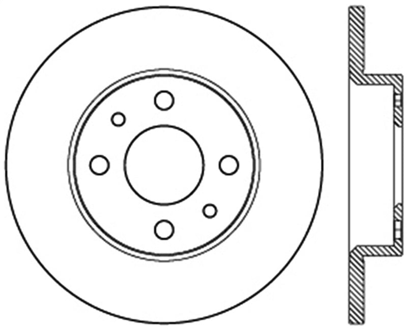 StopTech Slotted Sport Brake Rotor