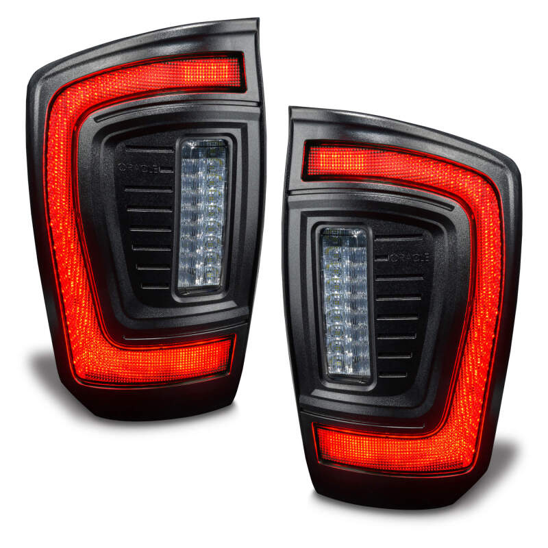 Oracle Lighting 16-23 Gen 3 Toyota Tacoma Black Series Flush Style LED Tail Lights