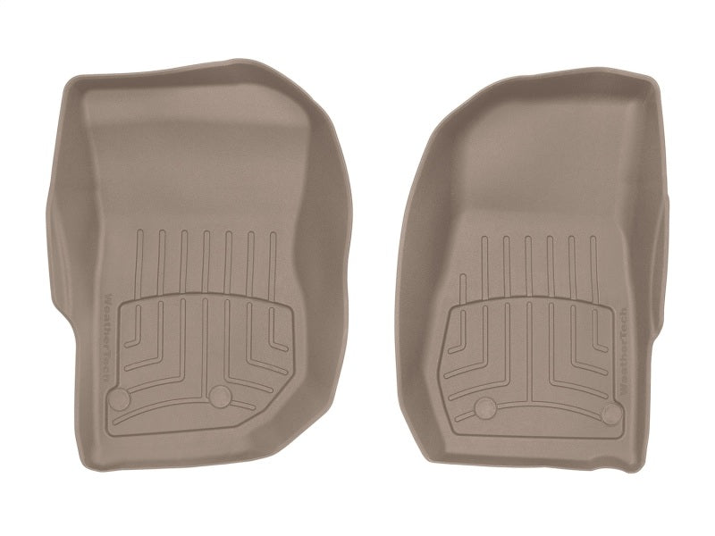 WeatherTech 14-17 Jeep Wrangler Front FloorLiner HP - Tan