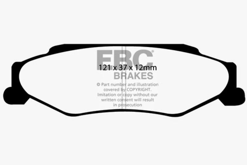 EBC 03-04 Cadillac XLR 4.6 Ultimax2 Rear Brake Pads