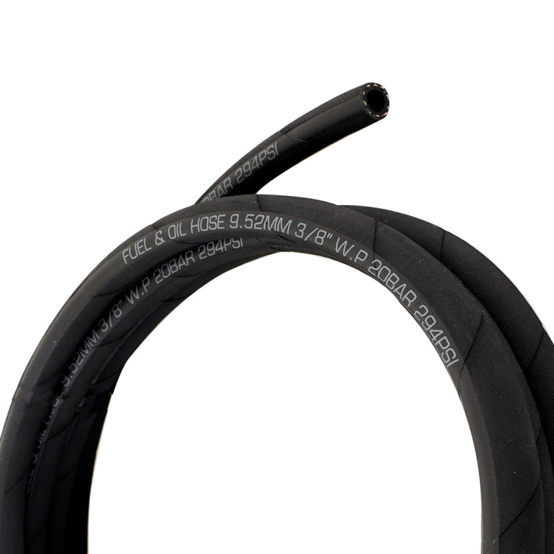 Mishimoto Push Lock Hose, Black, -6AN, 120in Length