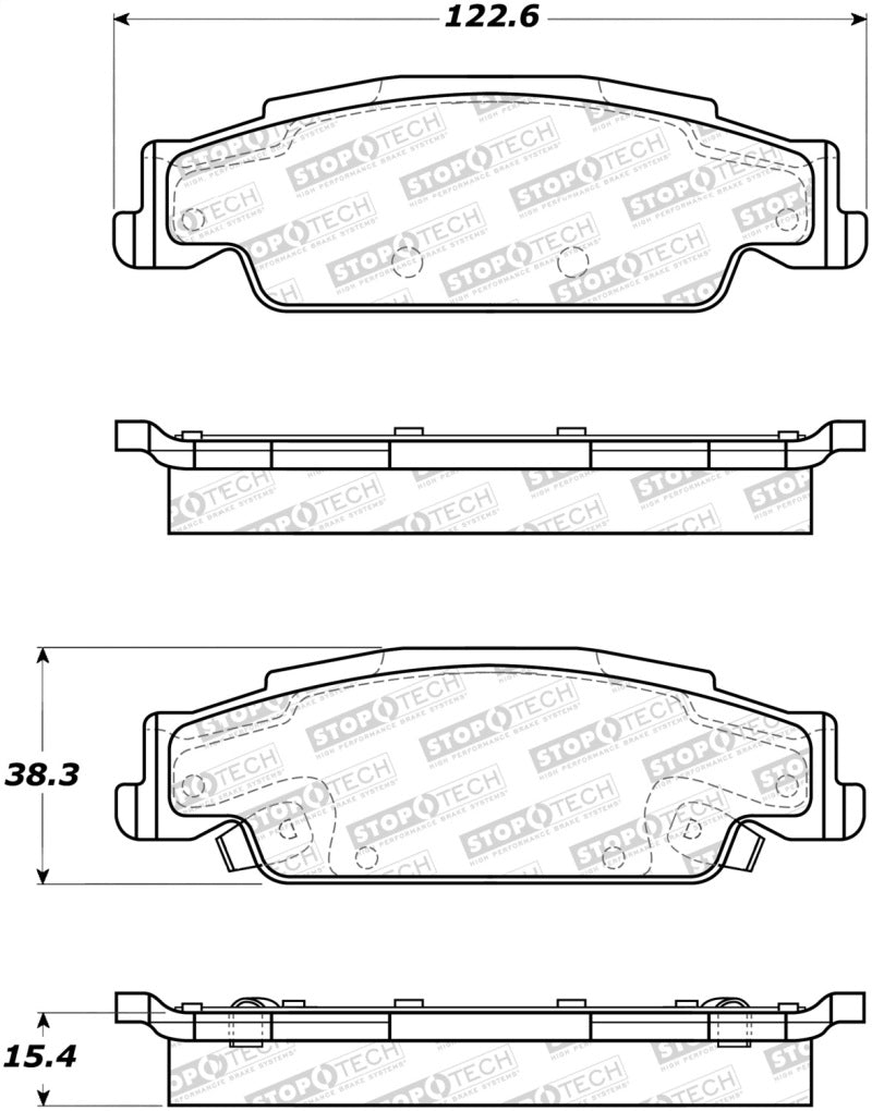 StopTech Street Brake Pads