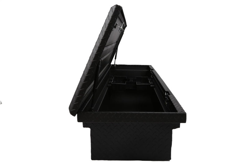 Deezee Universal Tool Box - Red Crossover - Single Lid Black BT (Low/Txt Blk)