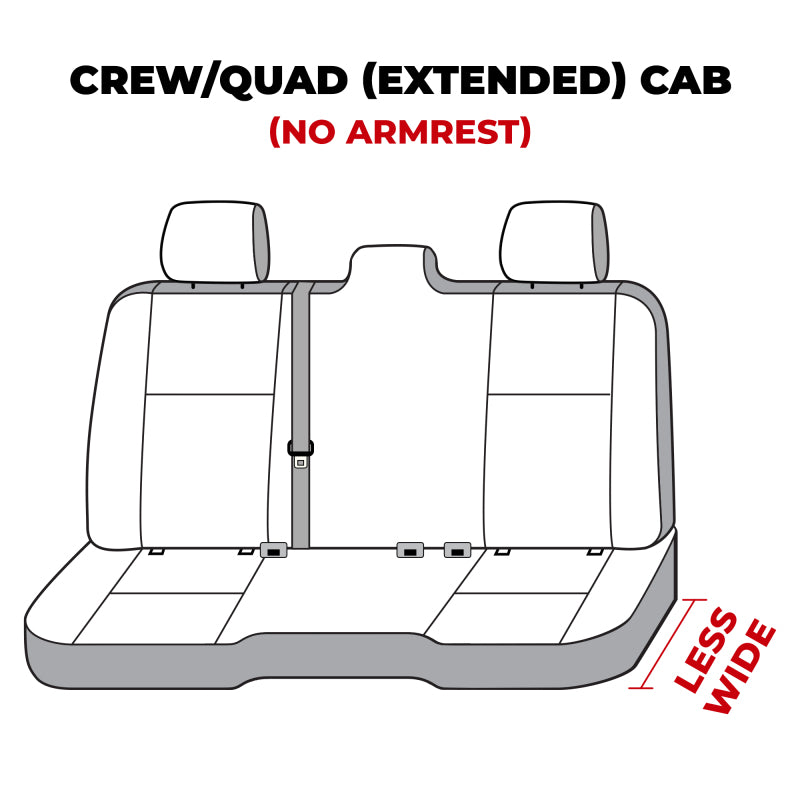 Covercraft 19-24 Dodge Ram Polycotton SeatSaver Custom Second Row Seat Covers - Taupe