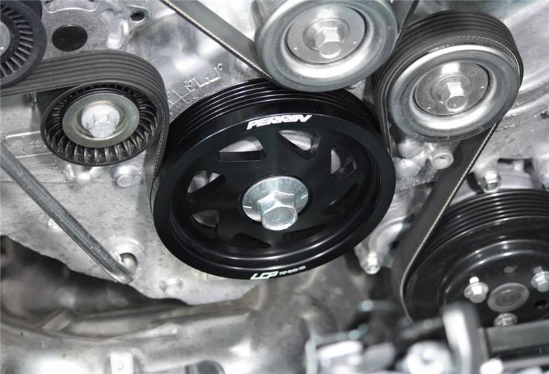 Perrin 13 Subaru BRZ / 13 Scion FR-S / 12-13 Subaru Impreza Crank Pulley - Black