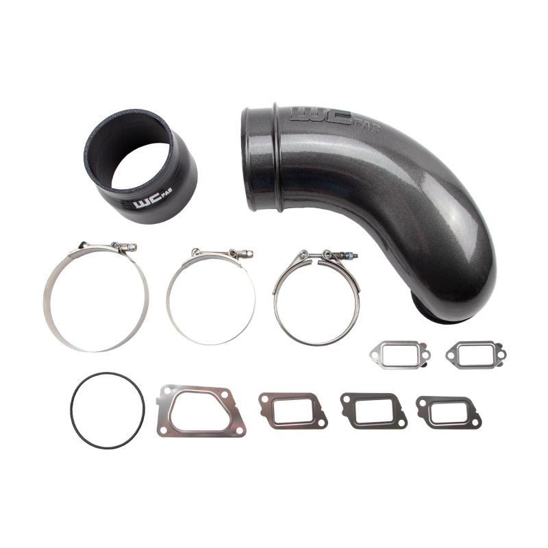 Wehrli 11-16 Chevrolet 6.6L LML Duramax 5in Intake Horn - WCFab Grey