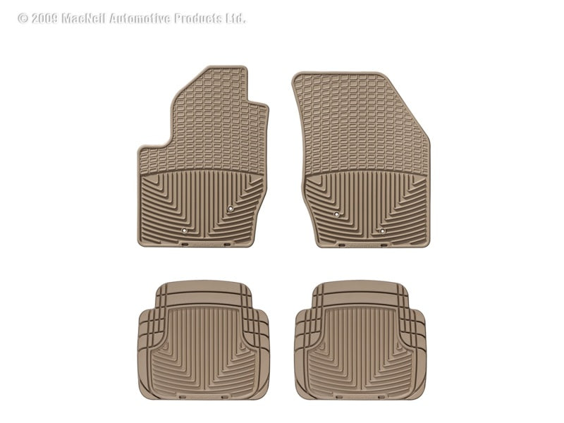 WT Rubber Mats - Front - Tan