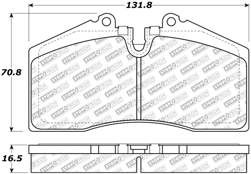 StopTech 86-98 Porsche 911/928/944/968 Street Select Brake Pads