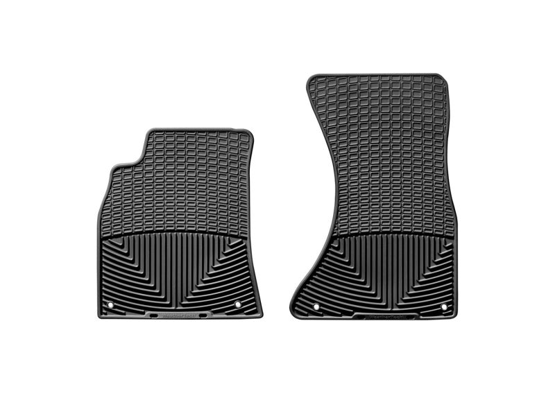 WeatherTech 09-13 Audi A4/A5 Front Rubber Mats - Black