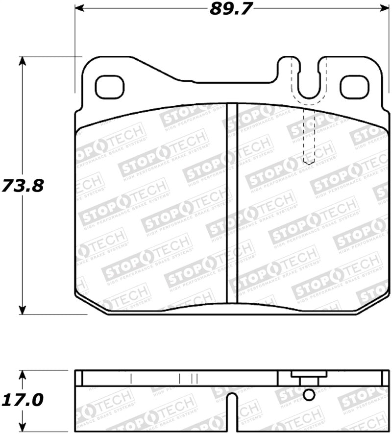 StopTech Street Brake Pads