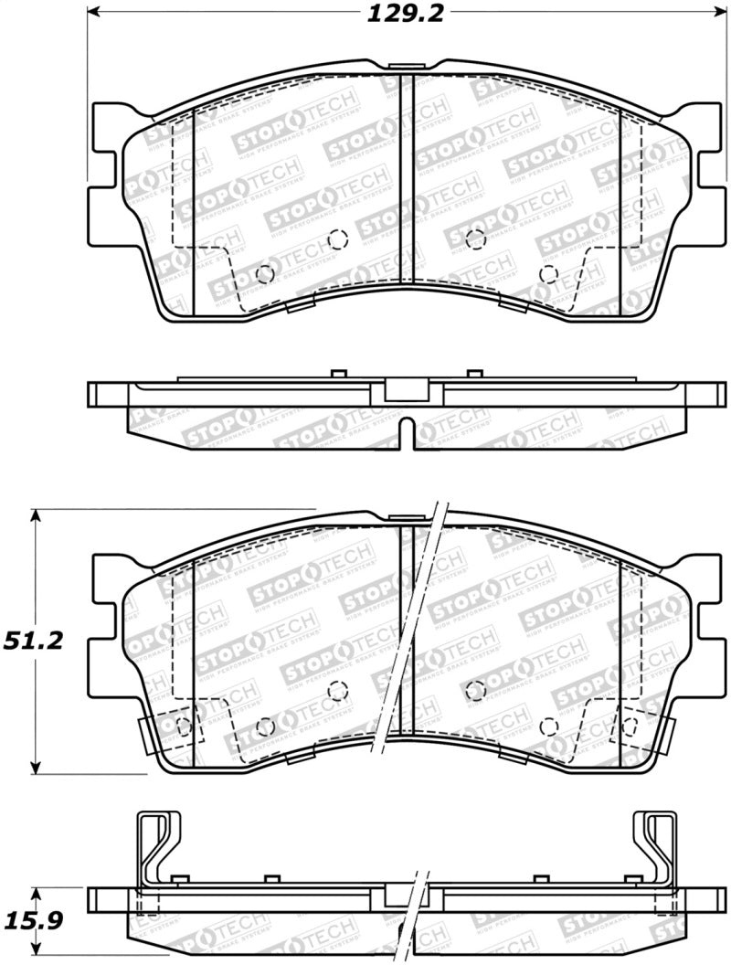 StopTech Street Brake Pads