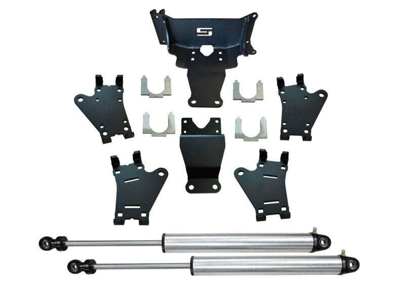 Superlift 17-24 Ford F450/F550 Super Duty 4WD Dual Steering Stabilizer Kit w/Radflo Cylinders