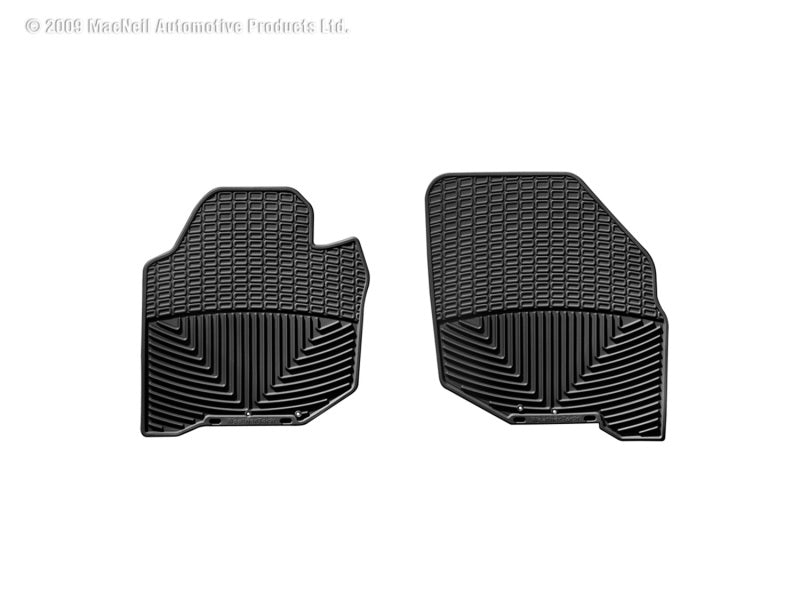 WeatherTech 07-08 Honda Fit Front Rubber Mats - Black