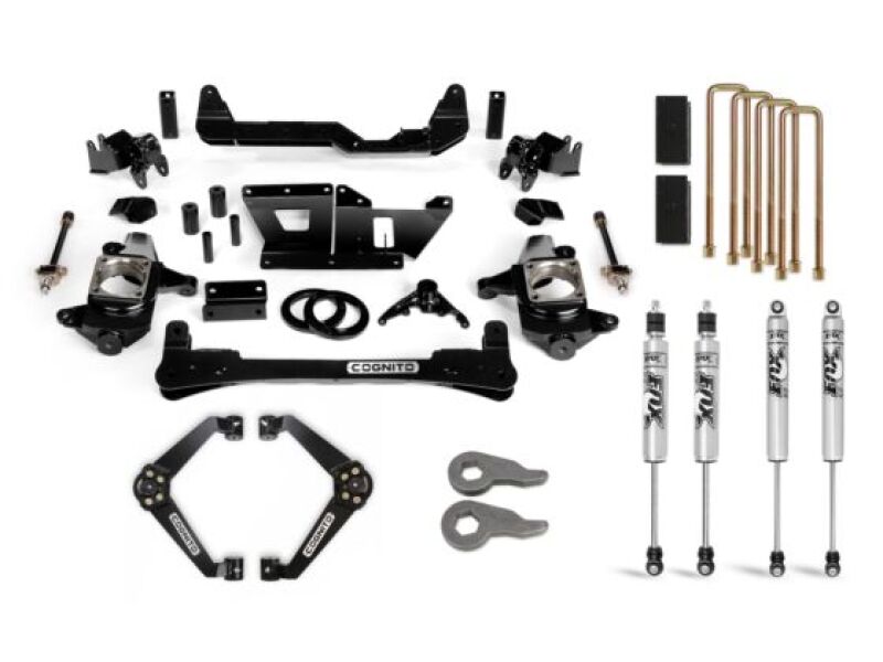 Cognito 01-13 Chevy/GMC Silverado/Sierra 2500/3500 HD 2WD/4WD 6in Std Lift Kit w/ Fox PS 2.0 IFP