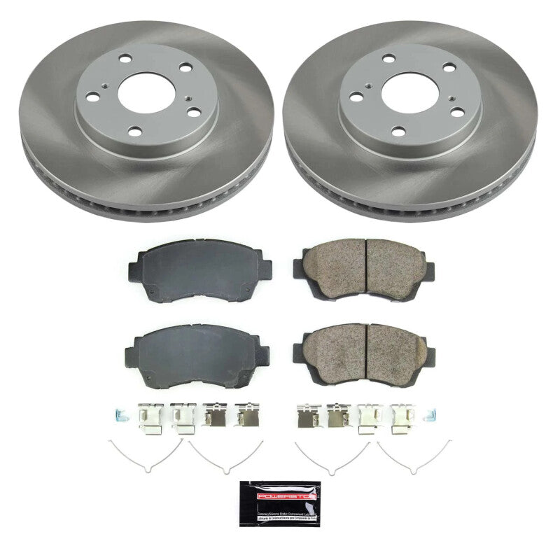 Power Stop 98-03 Toyota Sienna Front Semi-Coated Rotor Kit