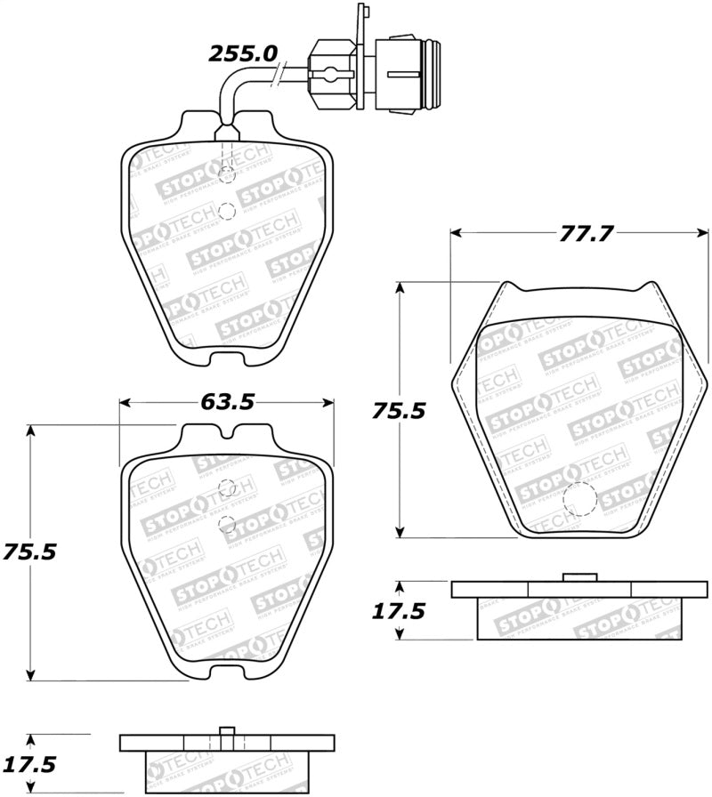 StopTech Street Brake Pads