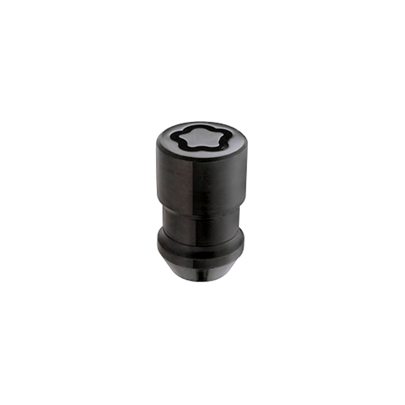 McGard Wheel Lock Nut Set - 4pk. (Cone Seat) 1/2-20 / 3/4 & 13/16 Dual Hex / 1.28in. Length - Black