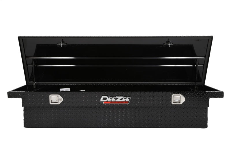 Deezee Universal Tool Box - Red Crossover - Single Lid Black BT (Low)