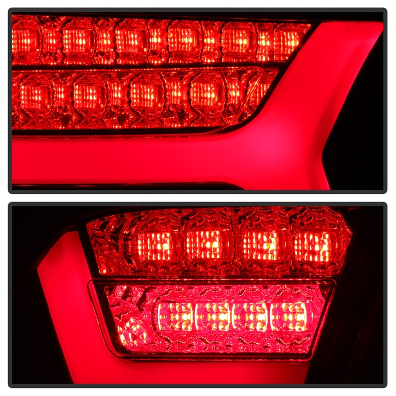 Spyder 09-11 Audi A6 LED Tail Lights - Red Clear (ALT-YD-AA609-LED-RC)