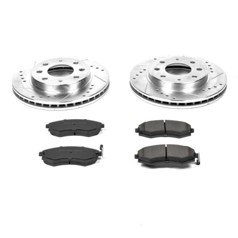 Power Stop 98-01 Hyundai Elantra Front Z23 Evolution Sport Brake Kit