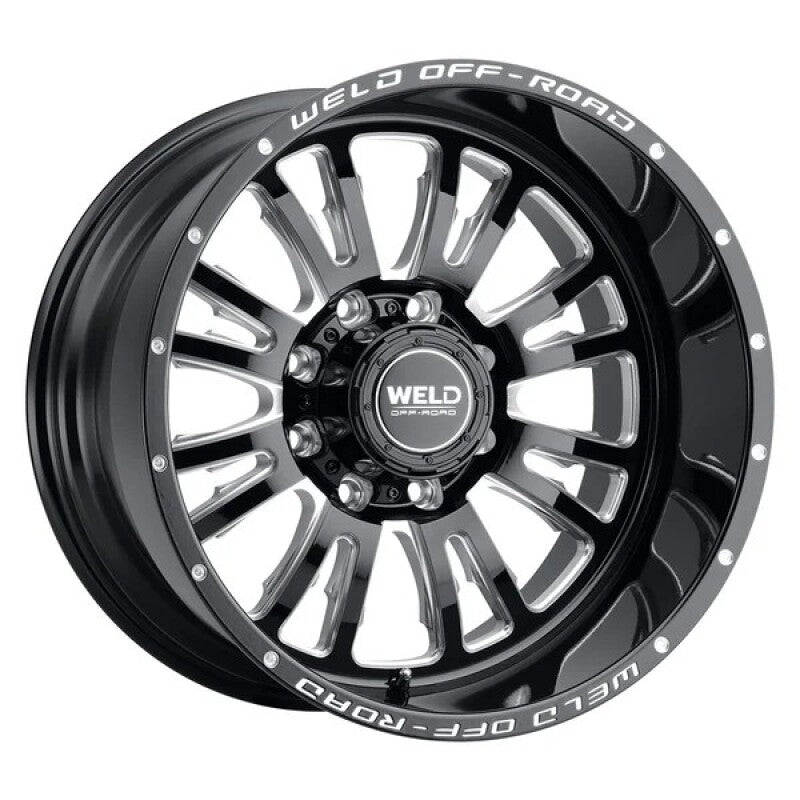 Weld Slingblade 20x10 8x170 ET-18 BS4.75 Gloss BLK MIL 125.1 Wheel