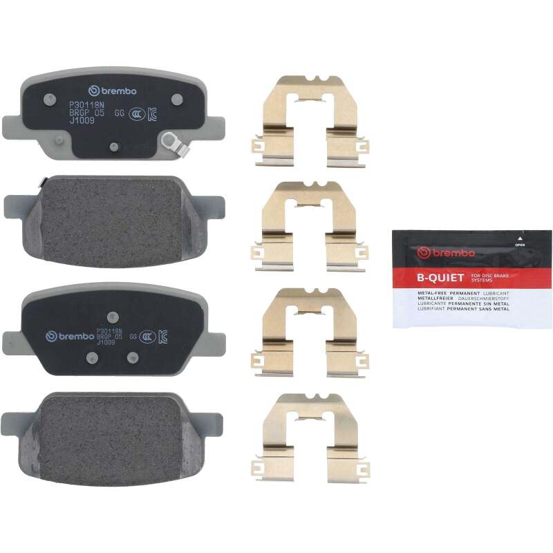 Brembo OE 20-24 Hyundai Palisade/19-20 Santa Fe/20-24 Kia Telluride PRIME Ceramic Brake Pad - Rear