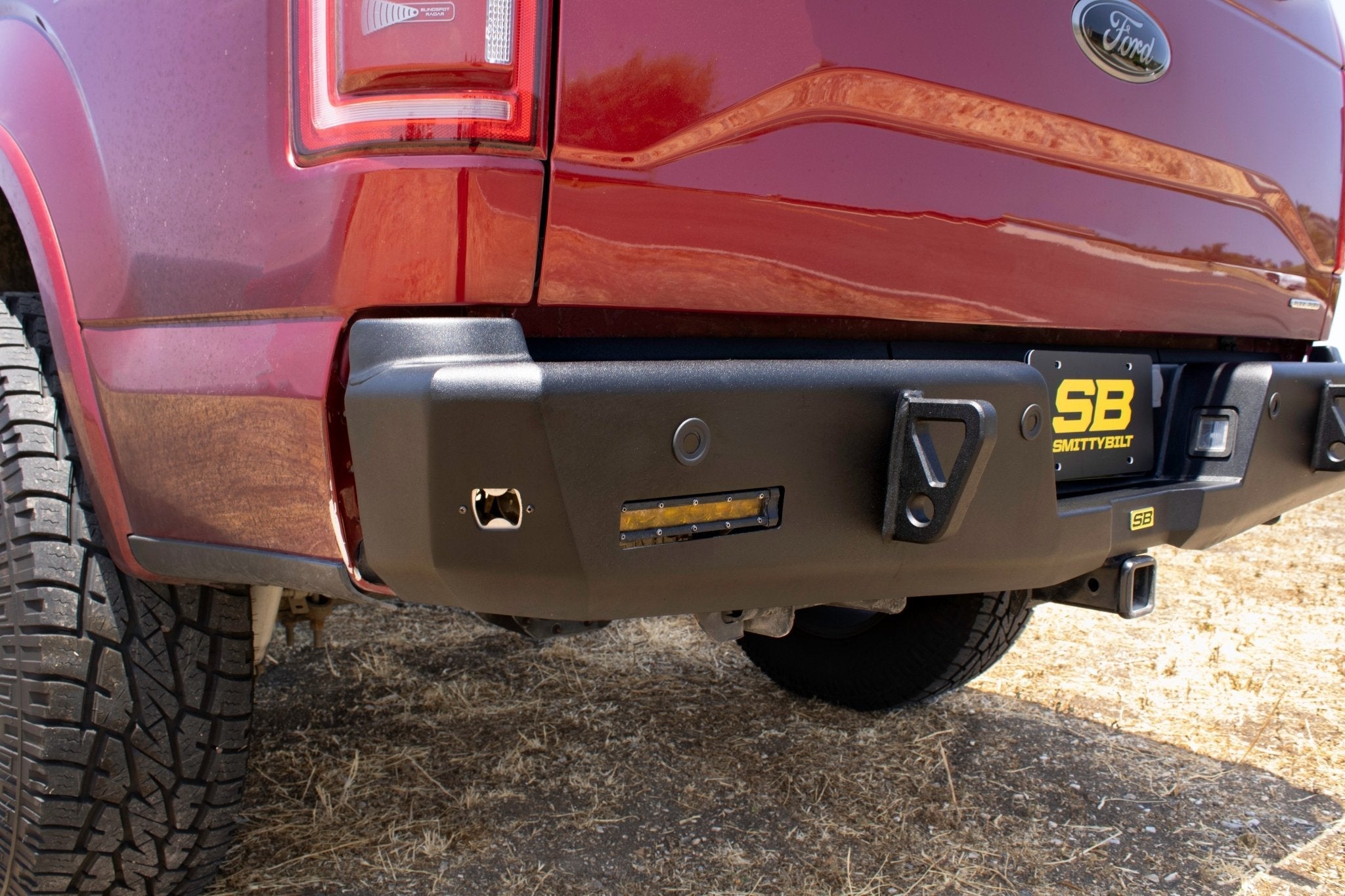 SmittyBilt Adventure Series Bolt On Rear Bumper for 2015-2024 Ford F-150
