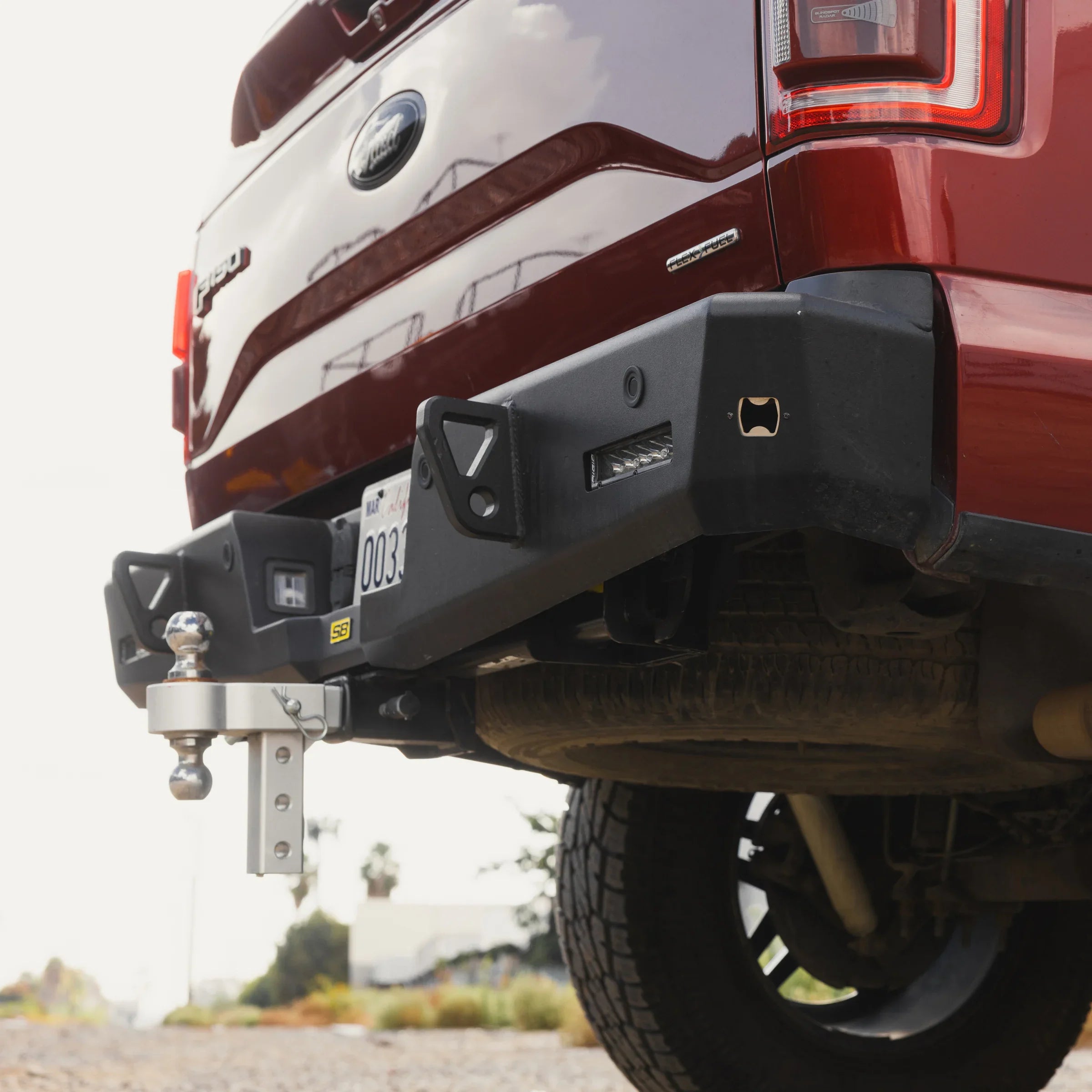 SmittyBilt Adventure Series Bolt On Rear Bumper for 2015-2024 Ford F-150