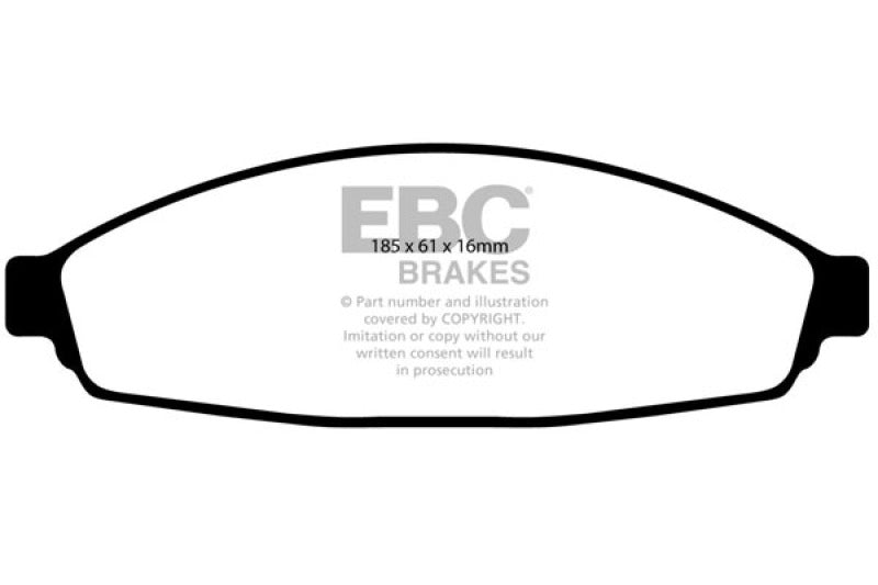 EBC 03+ Ford Crown Victoria 4.6 Ultimax2 Front Brake Pads