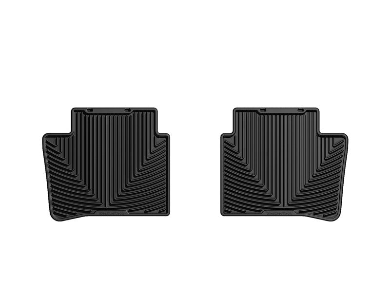 WeatherTech 07+ Nissan Versa Rear Rubber Mats - Black