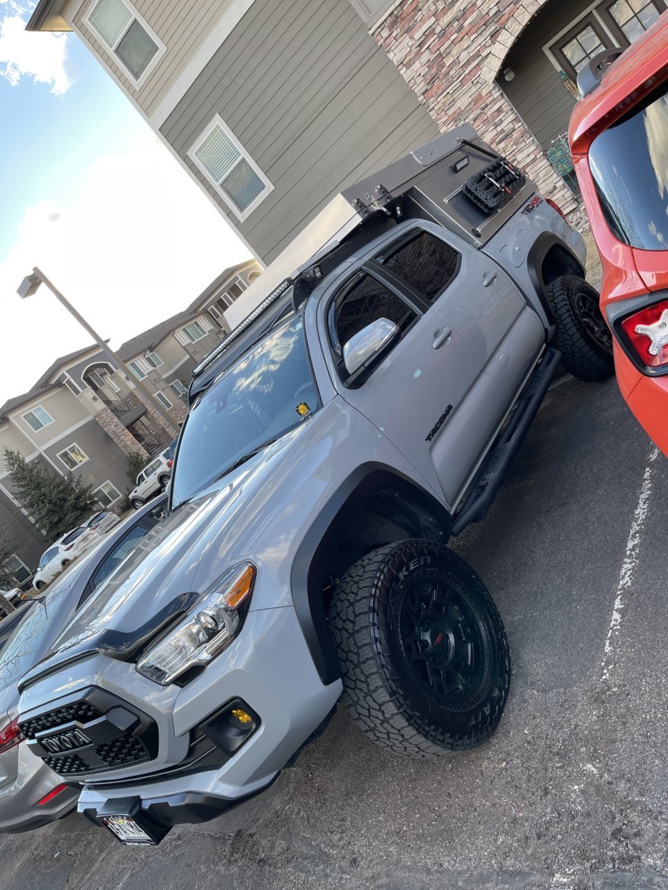 Rough Country 74550 Bolt On 3" Suspension Lift Kit for 2005-2023 Toyota Tacoma + Vertex Coilovers