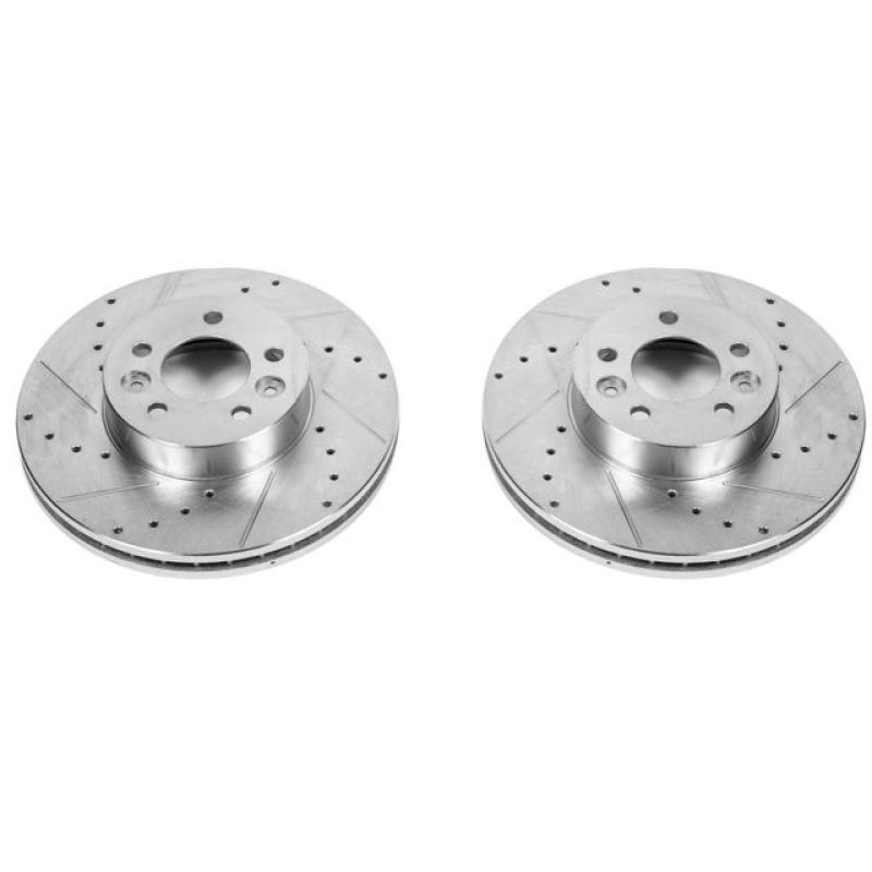 Power Stop 98-02 Ford Crown Victoria Front Evolution Drilled & Slotted Rotors - Pair