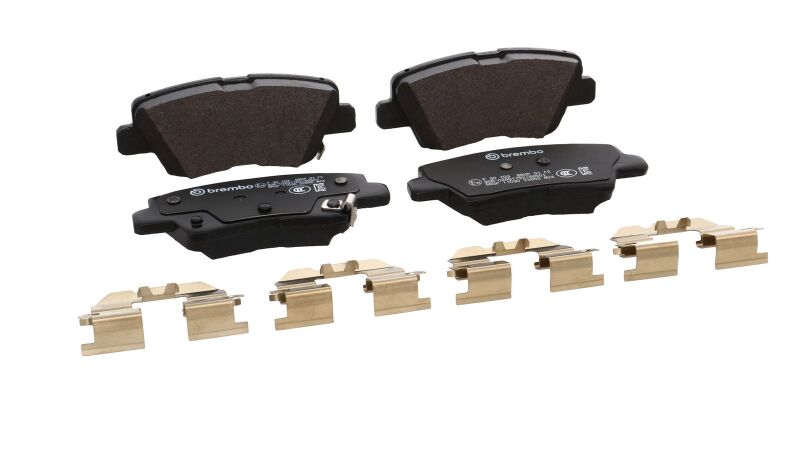 Brembo OE 21-22 Hyundai Accent/19-24 Nexo/2016 Sonata/2019 Sonata PRIME Low-Met Brake Pad - Rear