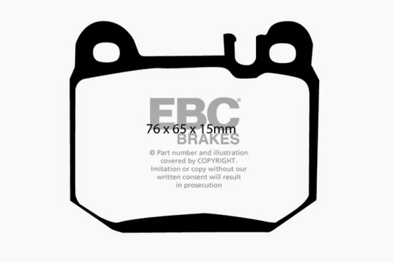 EBC 04-07 Maserati Quattroporte 4.2 Bluestuff Rear Brake Pads