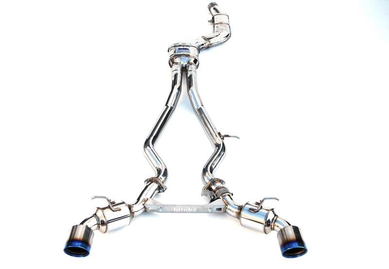 Invidia 2019+ Toyota Supra Dual N1 w/ Valve Rolled Titanium Tip Cat-back Exhaust