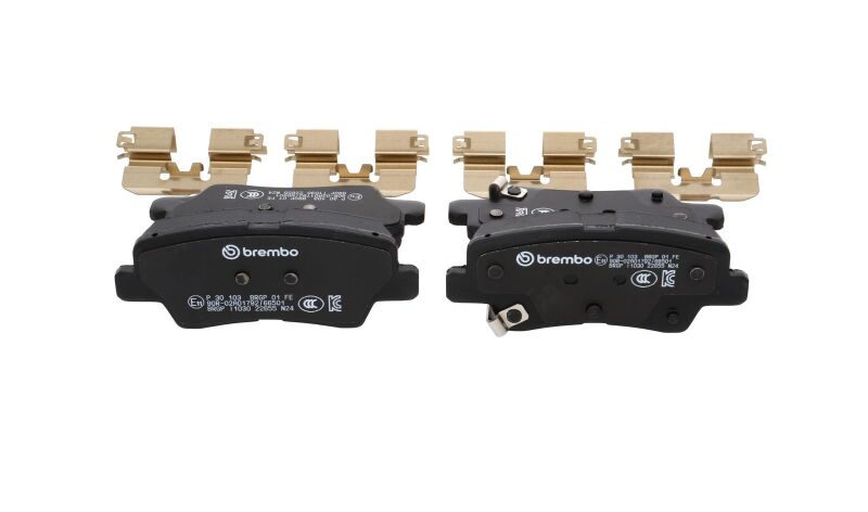 Brembo OE 21-22 Hyundai Accent/19-24 Nexo/2016 Sonata/2019 Sonata PRIME Low-Met Brake Pad - Rear