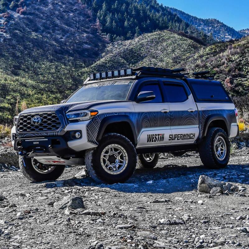 Westin 05-23 Toyota Tacoma 5.2ft. Bed Aluminum Bed Topper - Black (BOX 1 & BOX 2 KIT)