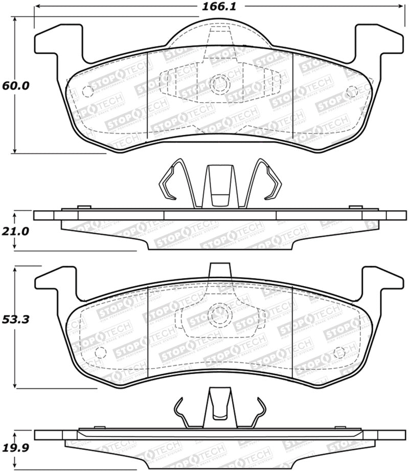 StopTech Street Brake Pads