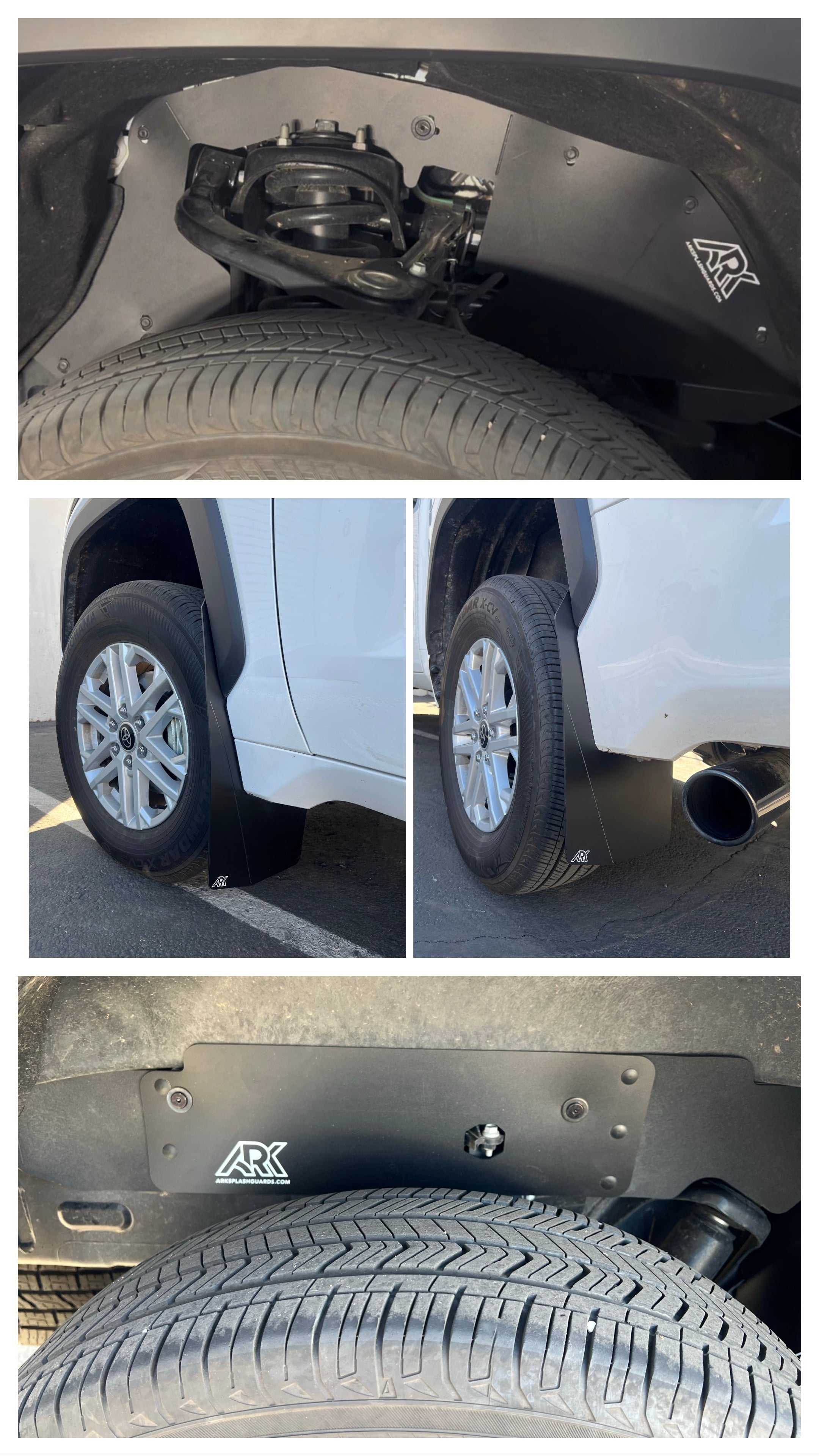Ark Splash Guards 2020+ Toyota Highlander TriXPoly Micros Flares