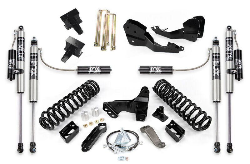 Cognito 17-22 Ford F-250/350 SD 4WD 4/5in Standard Lift Kit w/ Fox PS 2.0 PSRR Shocks