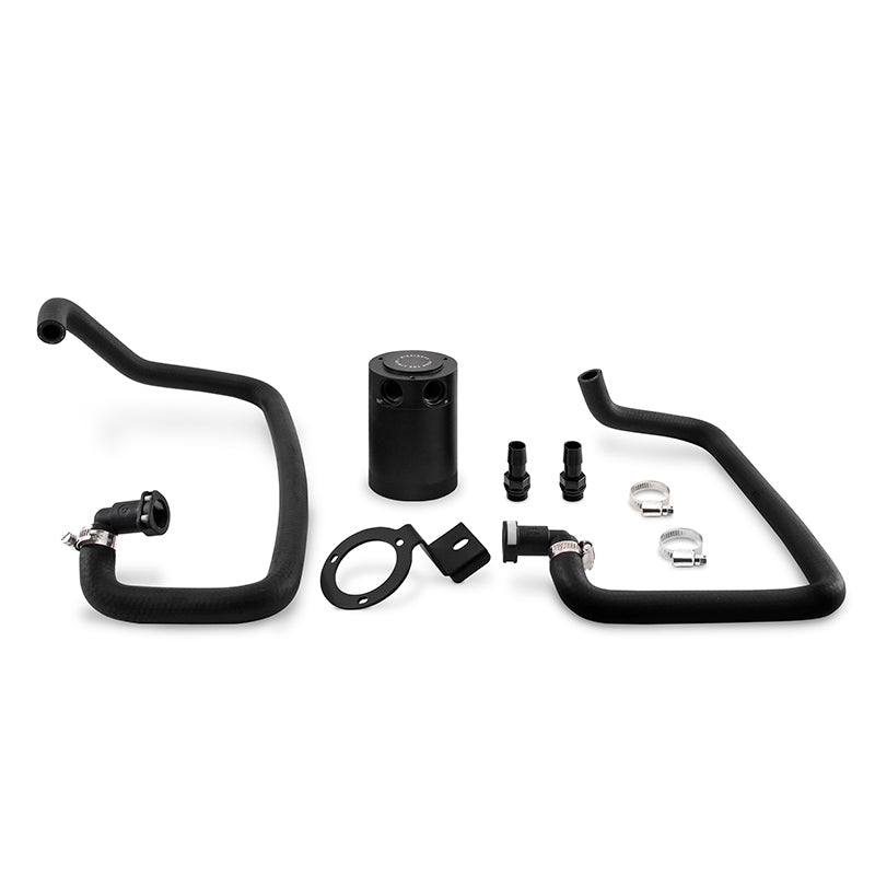 Mishimoto 2015+ Ford Mustang EcoBoost Baffled Oil Catch Can Kit - Black