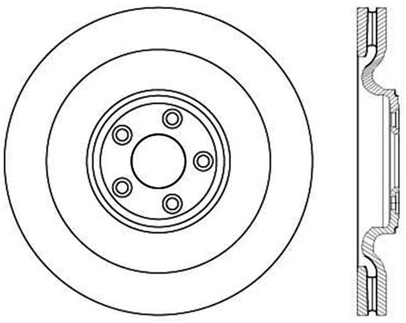 StopTech Drilled Sport Brake Rotor