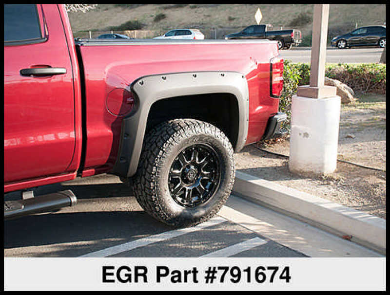 EGR 14+ Chev Silverado 5ft Bed Bolt-On Look Fender Flares - Set