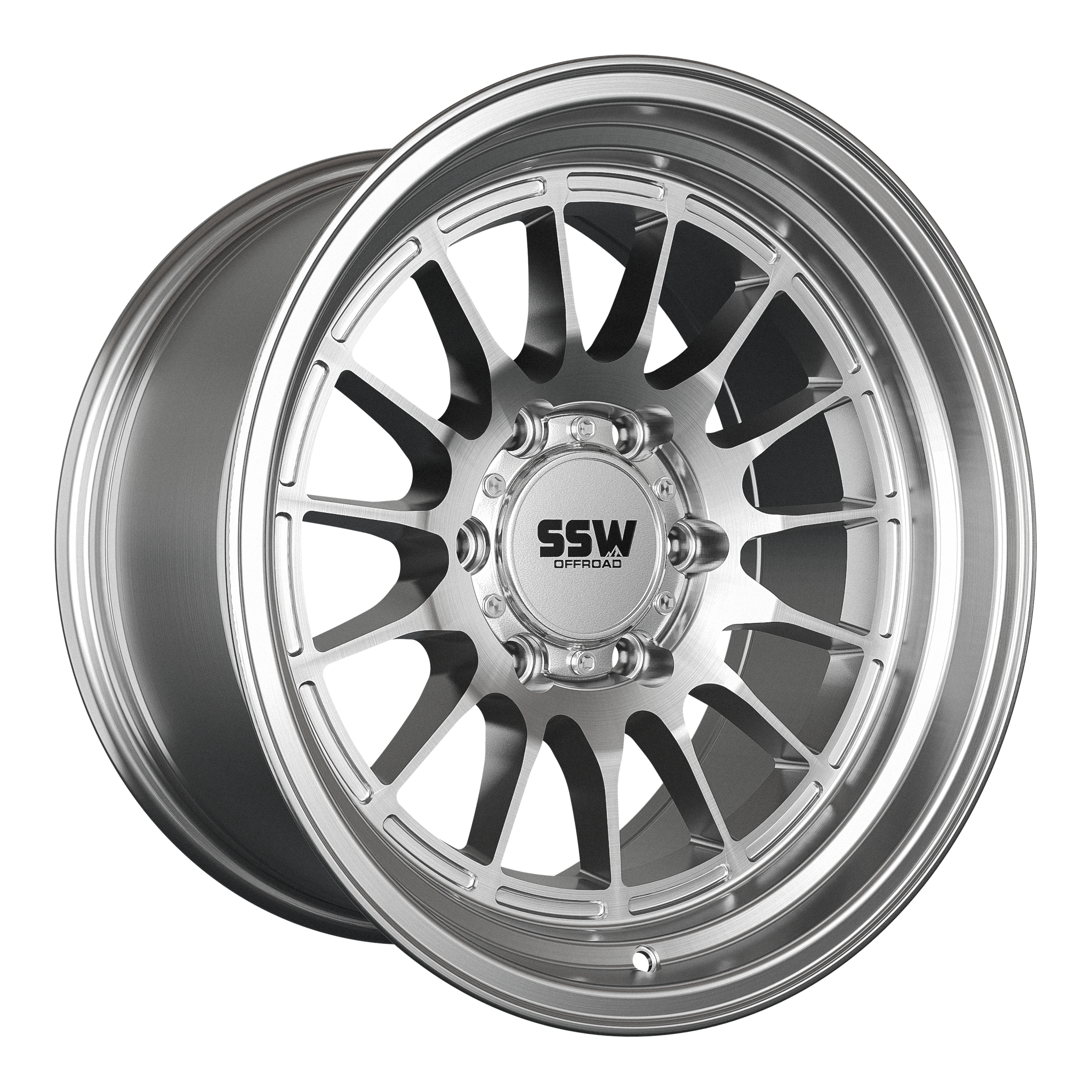 DAKAR / MACHINED SILVER / 17X9.0 -25