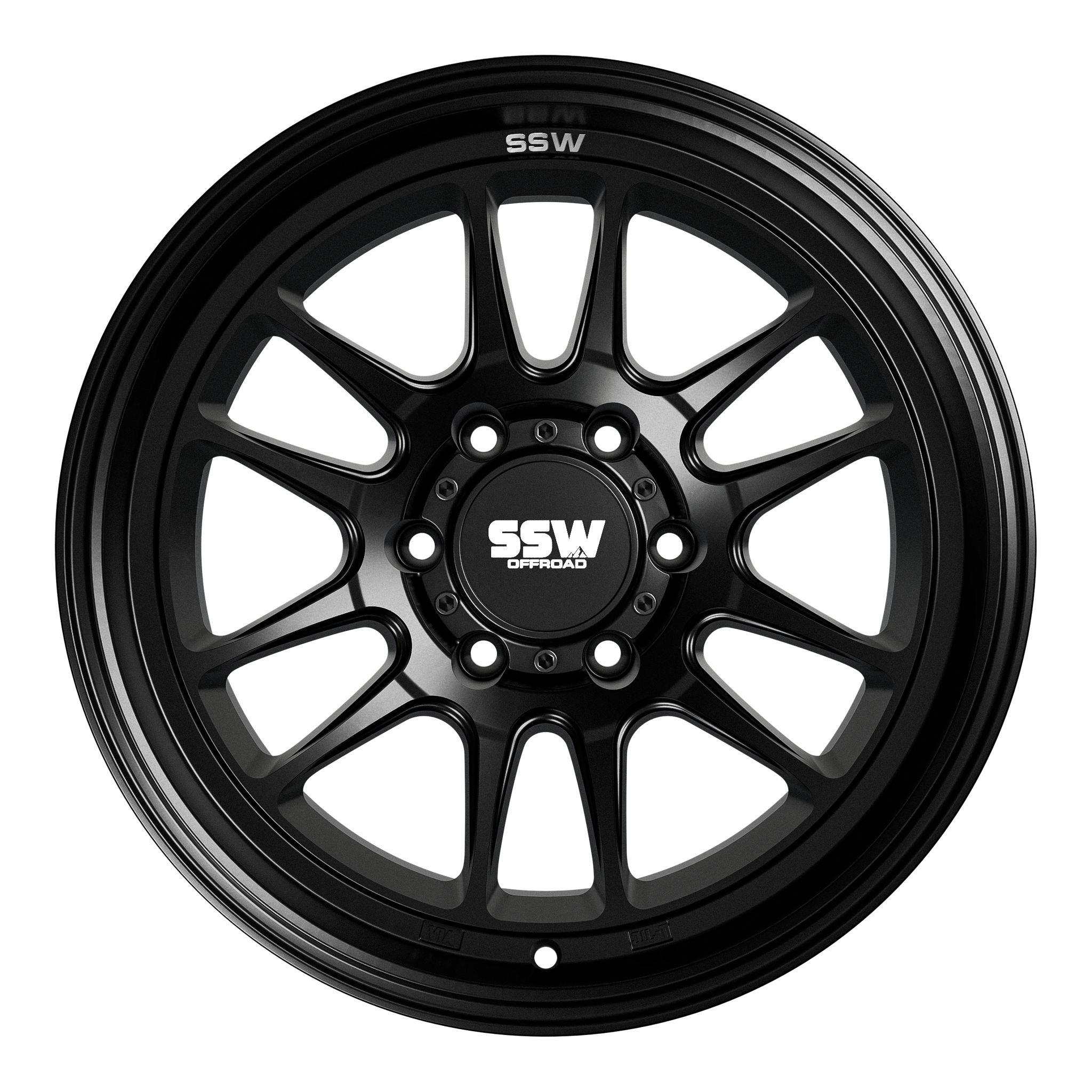RAPTOR / MATTE BLACK / 17X9.0 -12