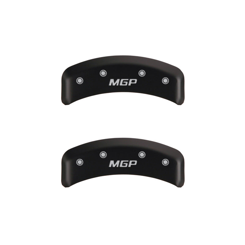 MGP 4 Caliper Covers Engraved Front & Rear MGP Red finish silver ch