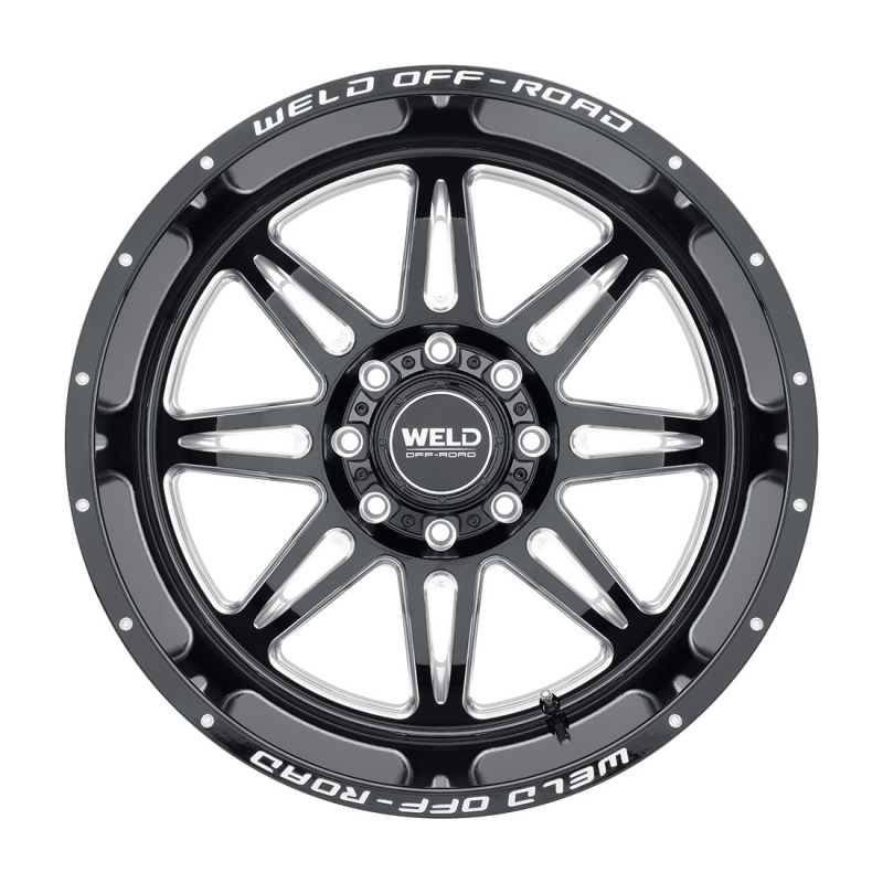 Weld Cheyenne W132 Series 22x10 / 8x165.1 BP / -18 Offset / 4.75 BS - Gloss Black MIL